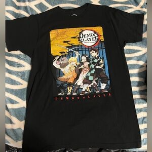 demon slayer t shirt in black size medium unisex anime manga